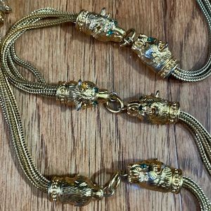 Jackie Kennedy Gold Multi-Strand Necklace